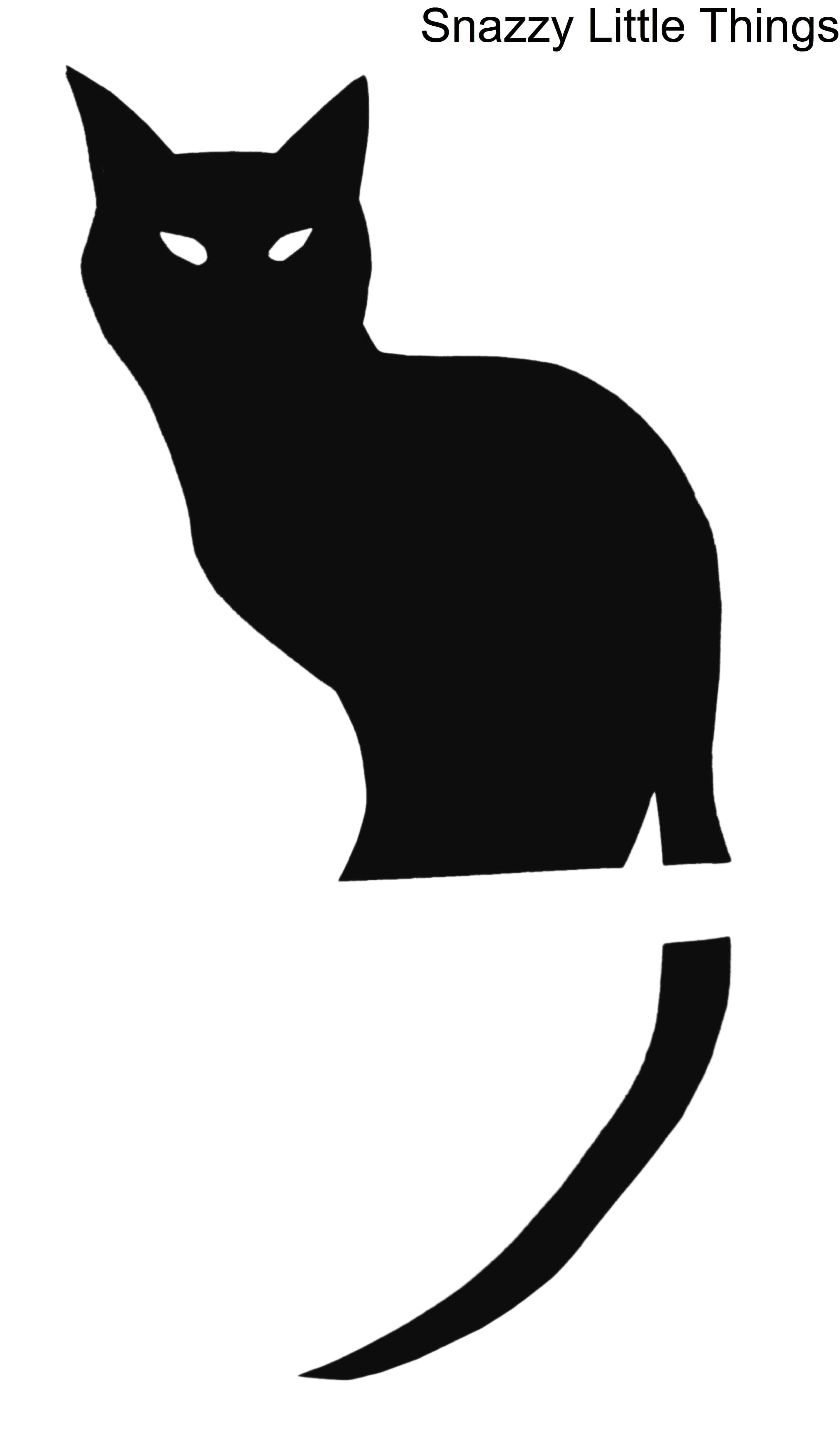 Printable Halloween Cat Silhouette Printable World Holiday