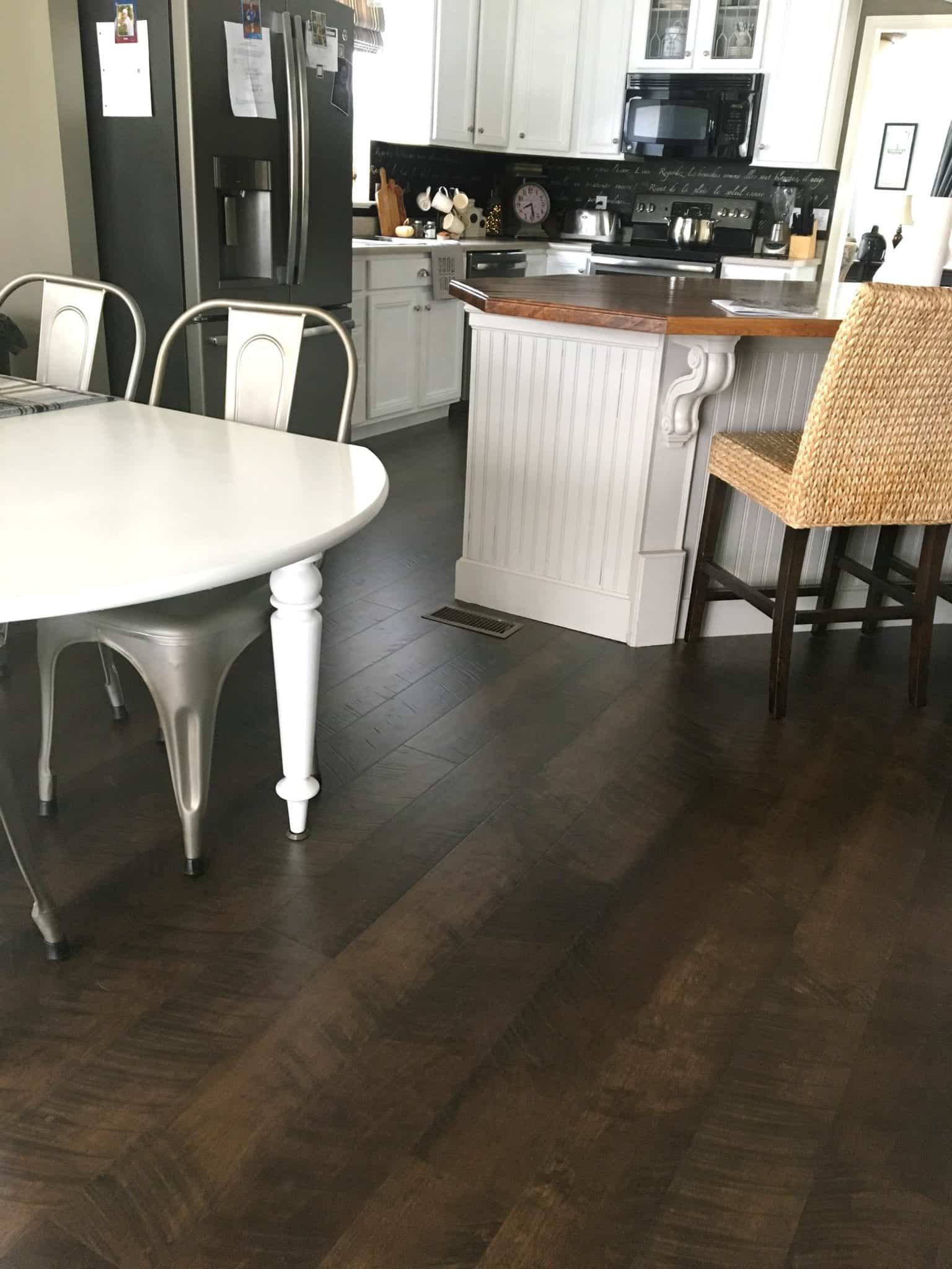 pergo flooring dining room reveal