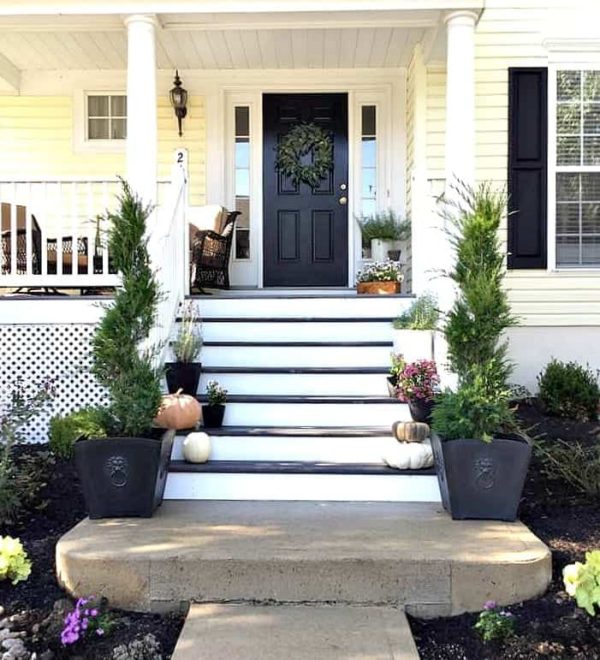 Front Porch In The Fall