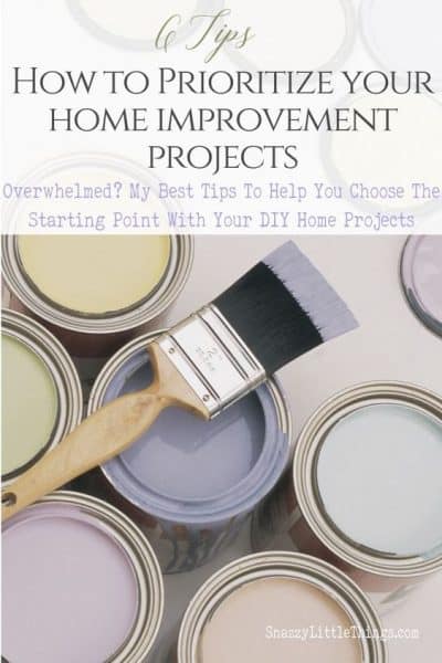 6 Tips: How to Prioritize Your DIY Projects