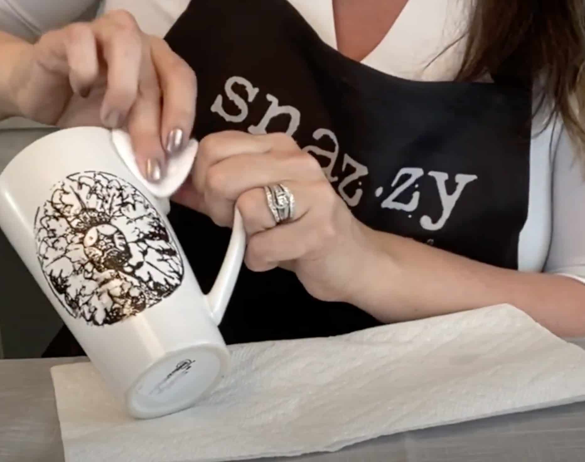 How to Paint Glass Coffee Mugs Permanently with Video Tutorial